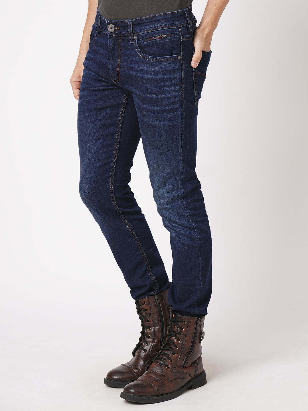 DK BLUE 5 POCKET MID-RISE JEANS (LENNON)