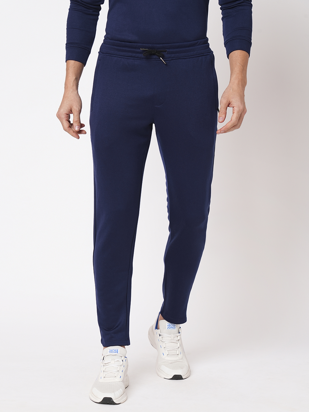 NAVY BLUE ATHLEISURE TRACK PANT (COMFORT FIT)