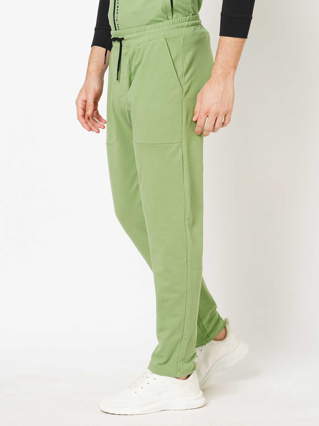 GREEN ATHLEISURE TRACK PANT (COMFORT FIT)