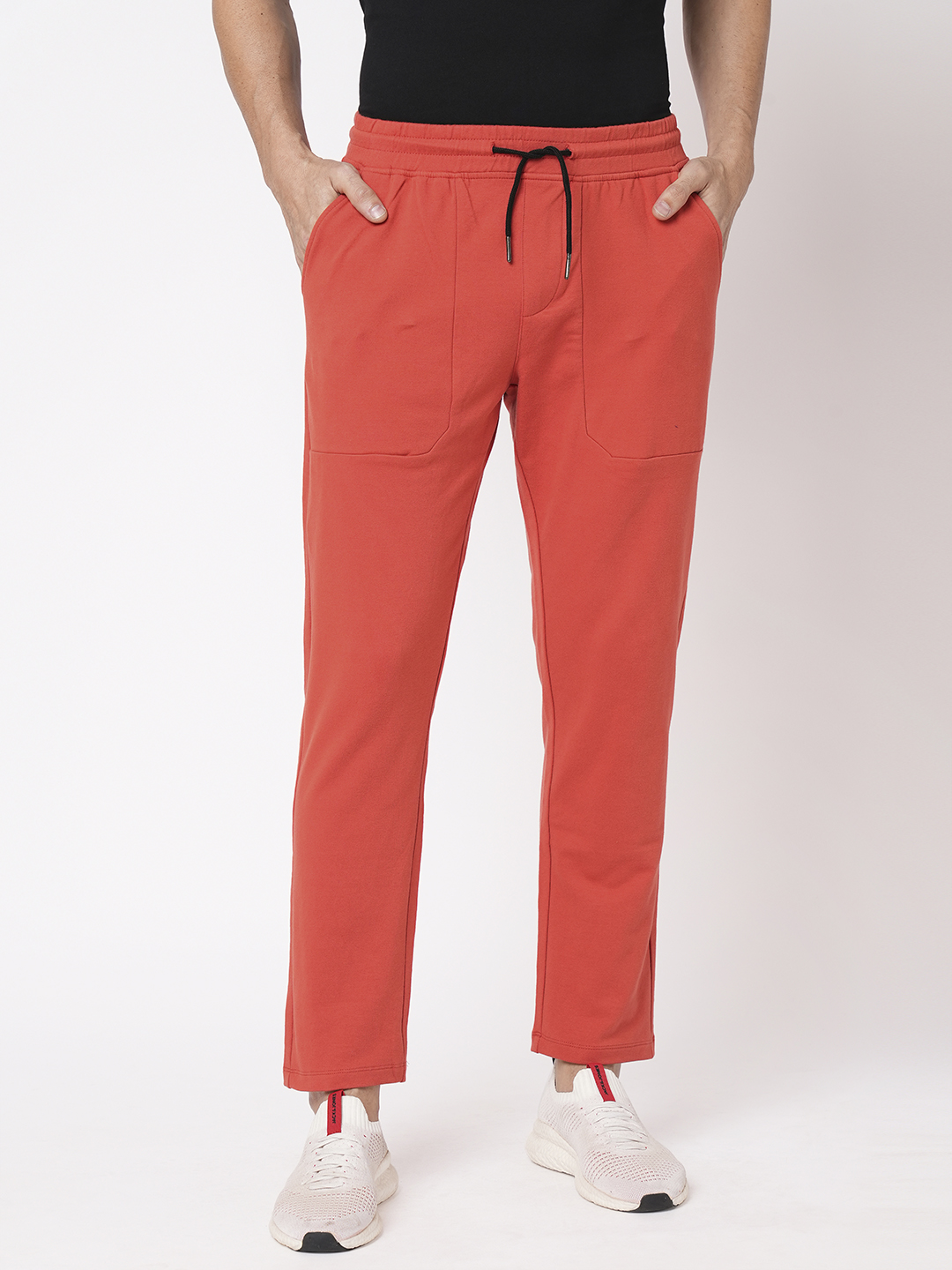 RUST ATHLEISURE TRACK PANT (COMFORT FIT)