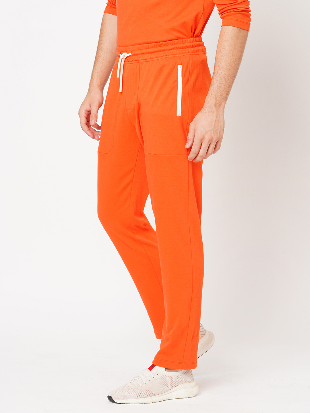 ORANGE ATHLEISURE TRACK PANT (COMFORT FIT)