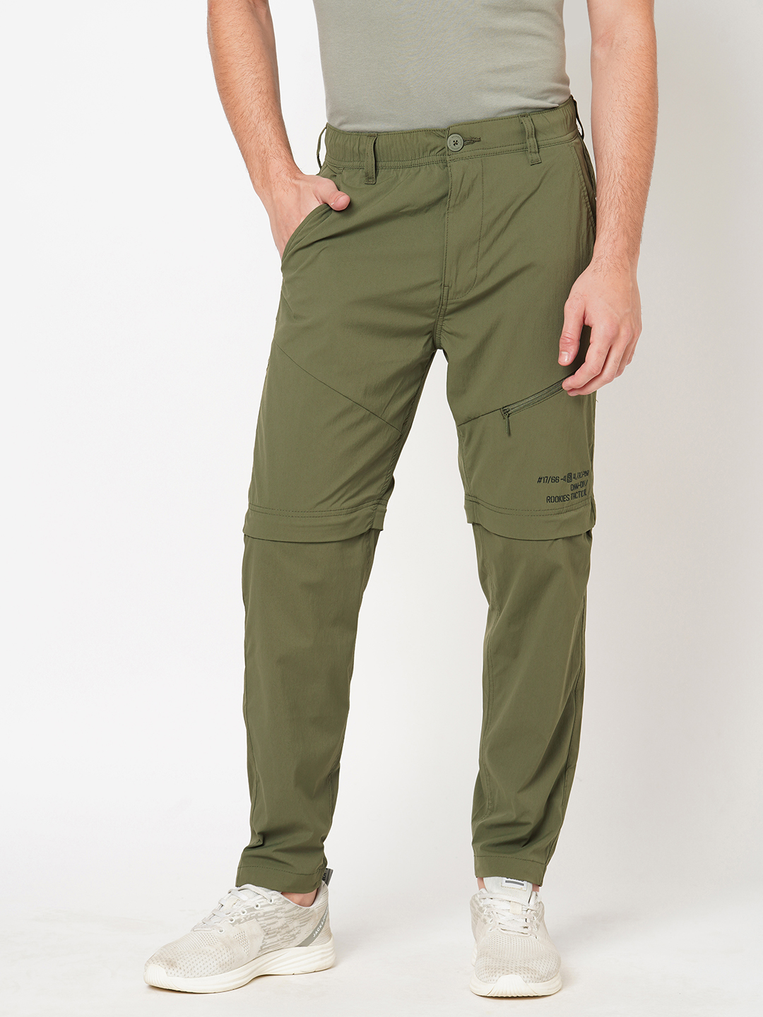 IVY GREEN UTILITY PANT (SLIM TAPERED FIT)