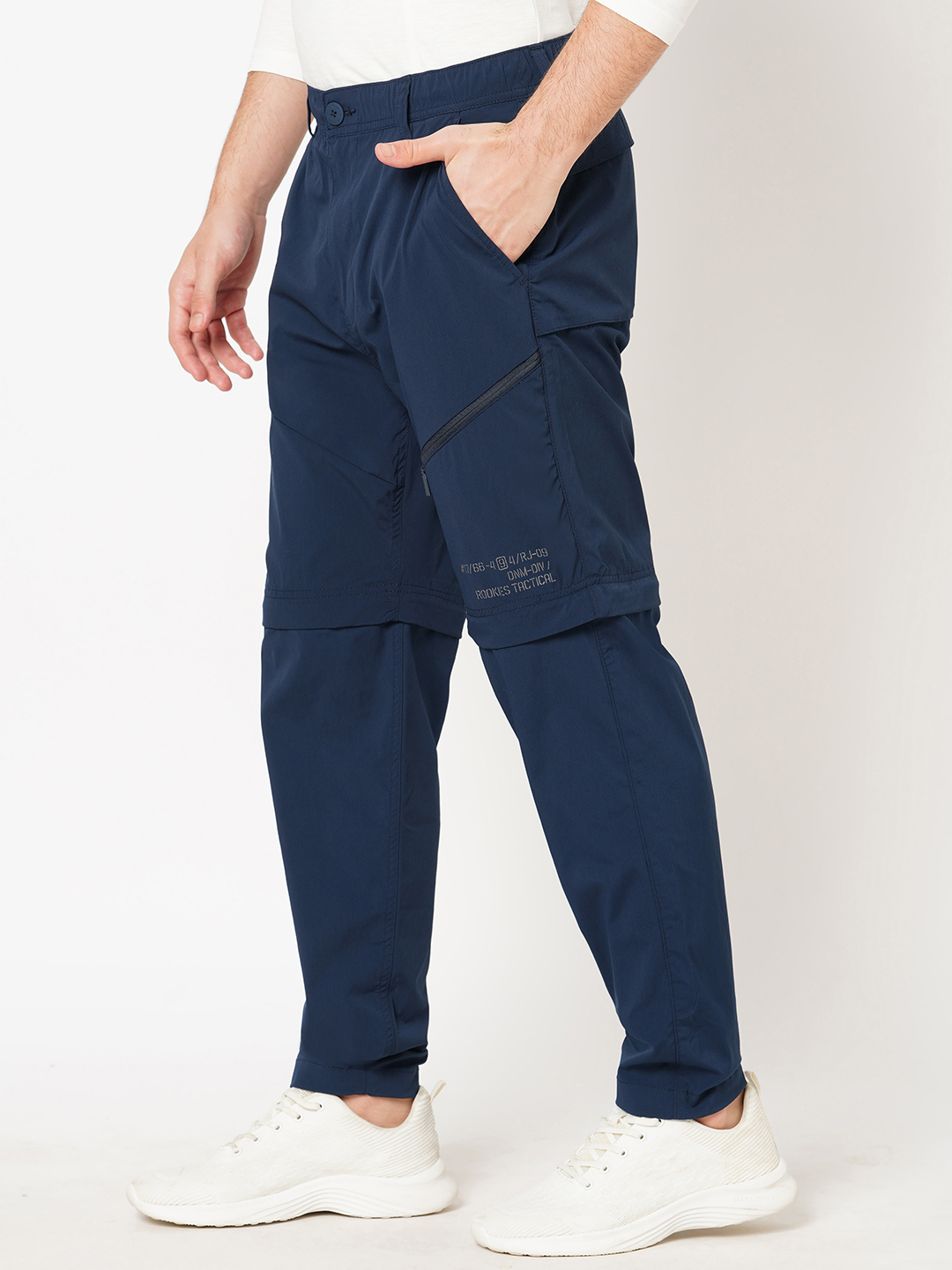 NAVY UTILITY PANT (SLIM TAPERED FIT)