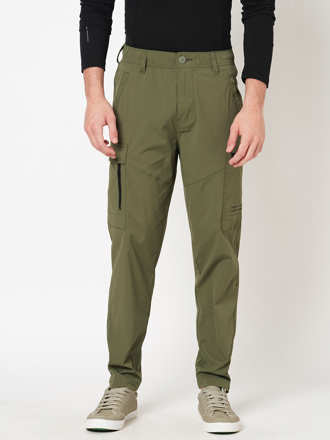 IVY GREEN UTILITY PANT (SLIM TAPERED FIT)