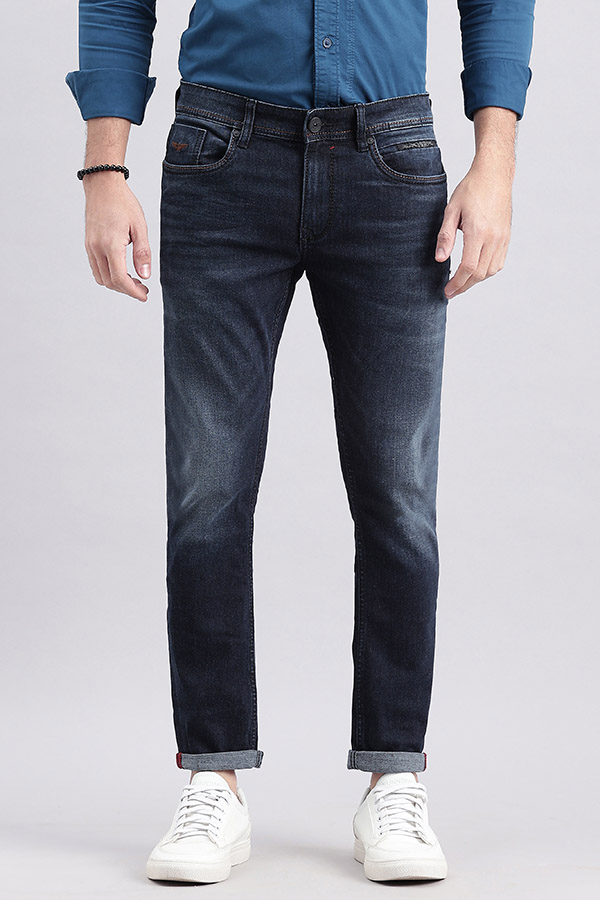 DK BLUE 5 POCKET LOW-RISE ANKLE LENGTH JEANS (SPRINGSTEEN FIT)