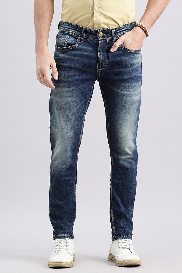 DK BLUE 5 POCKET LOW-RISE ANKLE LENGTH JEANS (SPRINGSTEEN FIT)