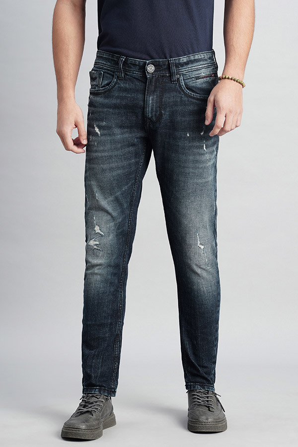 DK BLUE 5 POCKET LOW-RISE ANKLE LENGTH JEANS (SPRINGSTEEN FIT)