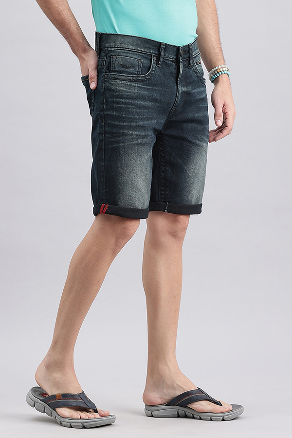 DK BLUE DENIM SHORT (DENIM SLIM FIT)