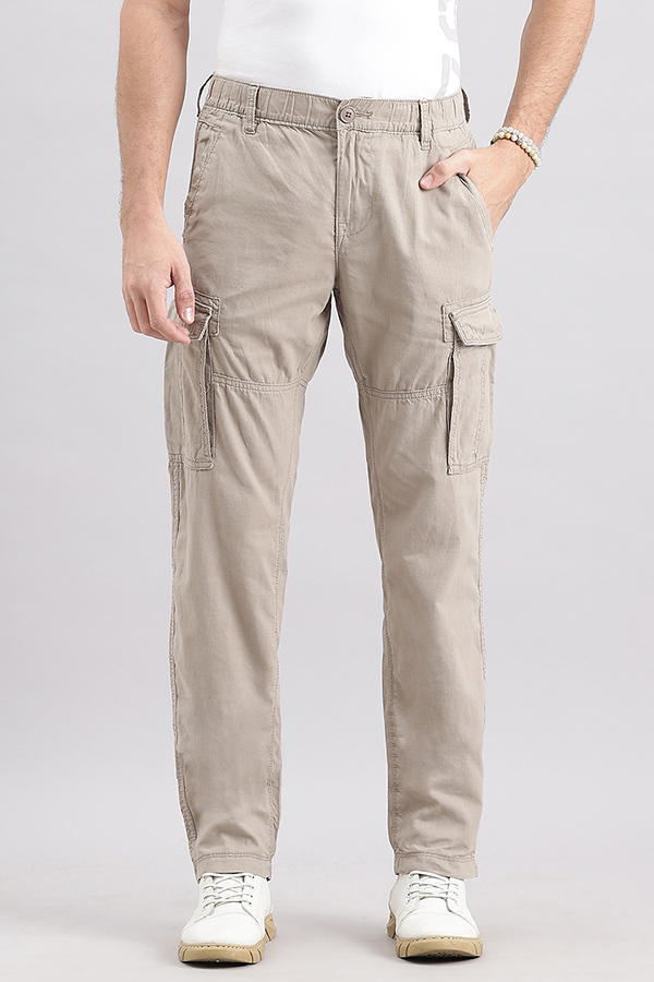 DK STONE LINEN CARGO PANT (REGULAR FIT)